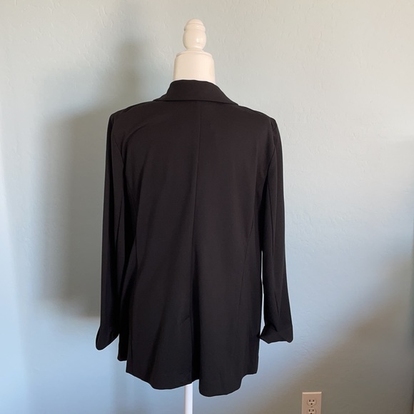 J. Jill Black lightweight suit style jacket sz XLP - Picture 2 of 3